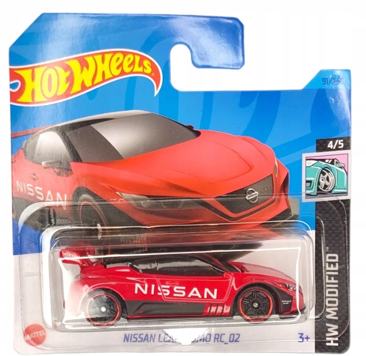 Hot Wheels 2023 Nissan Leaf Nismo RC_02 HKH86 Schaal 1:64 by Hot Wheels in Red – product photo