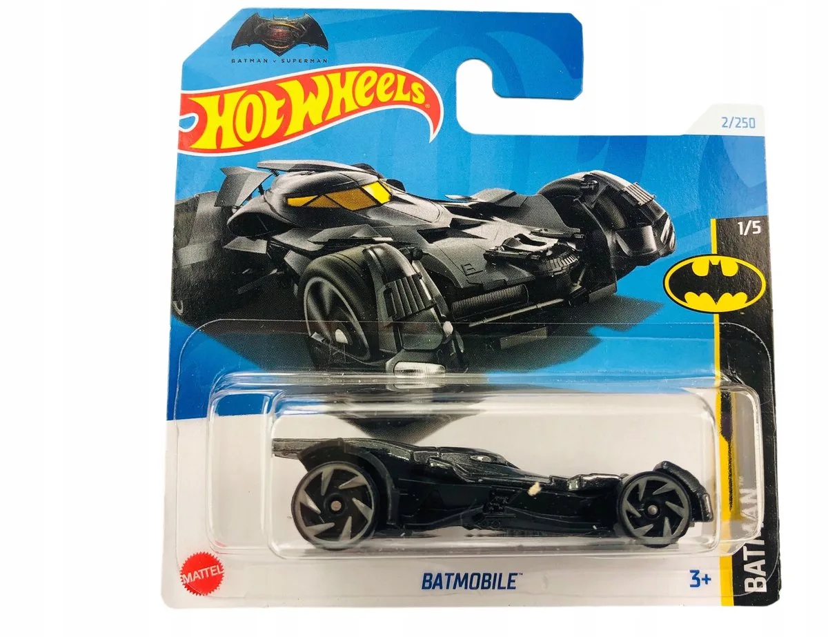 Hot Wheels 2024 Batmobile HTC83 - Batman verzamelobject 1:64 fra Hot Wheels i Sort – produktbillede