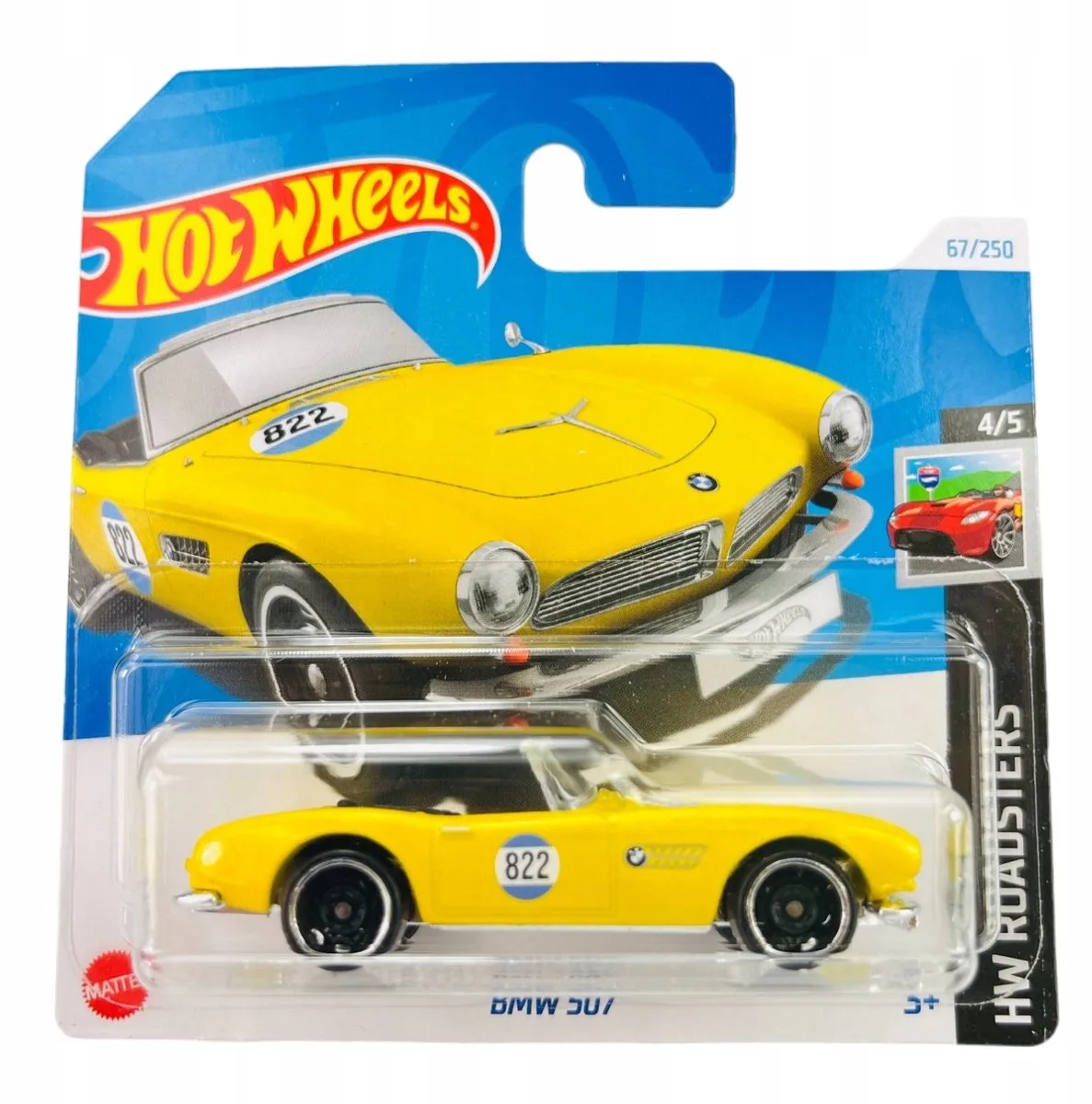 Hot Wheels 2024 BMW 507 Roadster 1:64 de Hot Wheels en Jaune – photo du produit