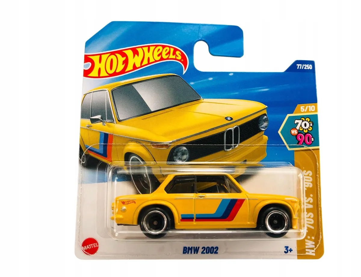 Hot Wheels 2025 BMW 2002 HYX21 - 1:64 Schaal-model van Hot Wheels in Blauw – productfoto