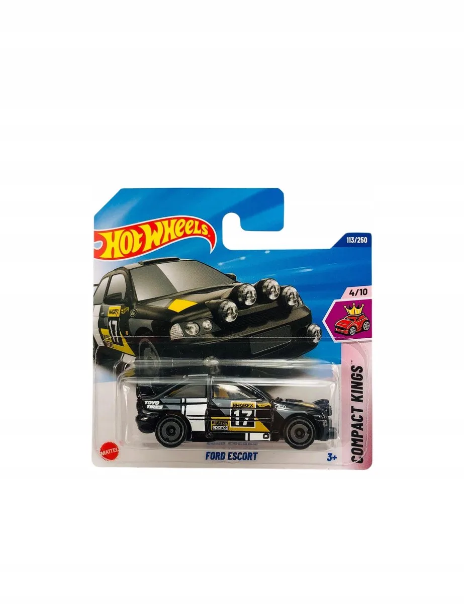 Hot Wheels 2025 Ford Escort JBB17 1:64 modelauto van Hot Wheels in Geel – productfoto