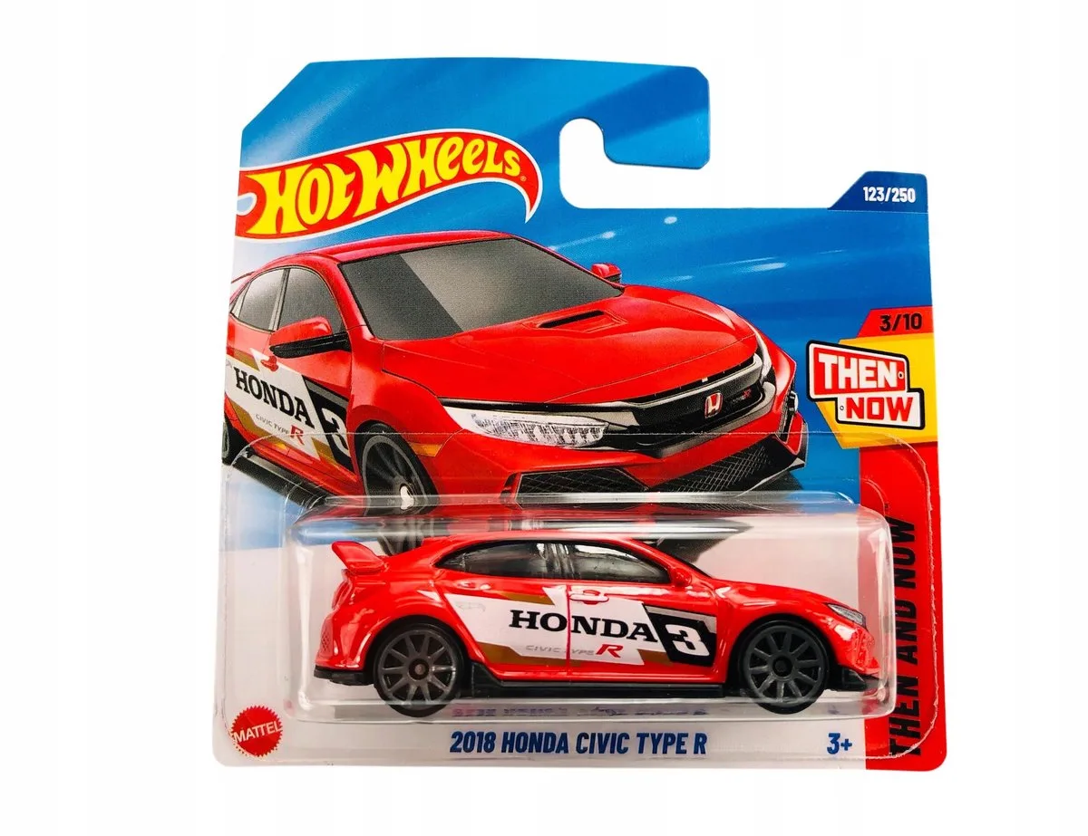 Hot Wheels 2025 Honda Civic Type R HYY64 1:64 Metaal Modelauto van Hot Wheels in Rood – productfoto