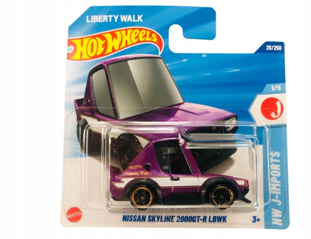 Hot Wheels 2025 Nissan Skyline 2000GT-R LBWK Schaal 1:64 von Hot Wheels in Weiß – Produktfoto
