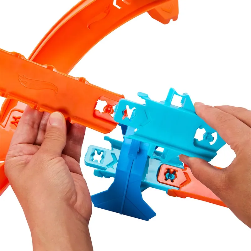 Hot Wheels 3-in-1 Gemotoriseerde Autobaan Creator von Hot Wheels – Produktfoto 4 von 6