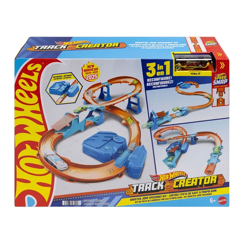 Hot Wheels 3-in-1 Gemotoriseerde Autobaan Creator von Hot Wheels – Produktfoto 6 von 6