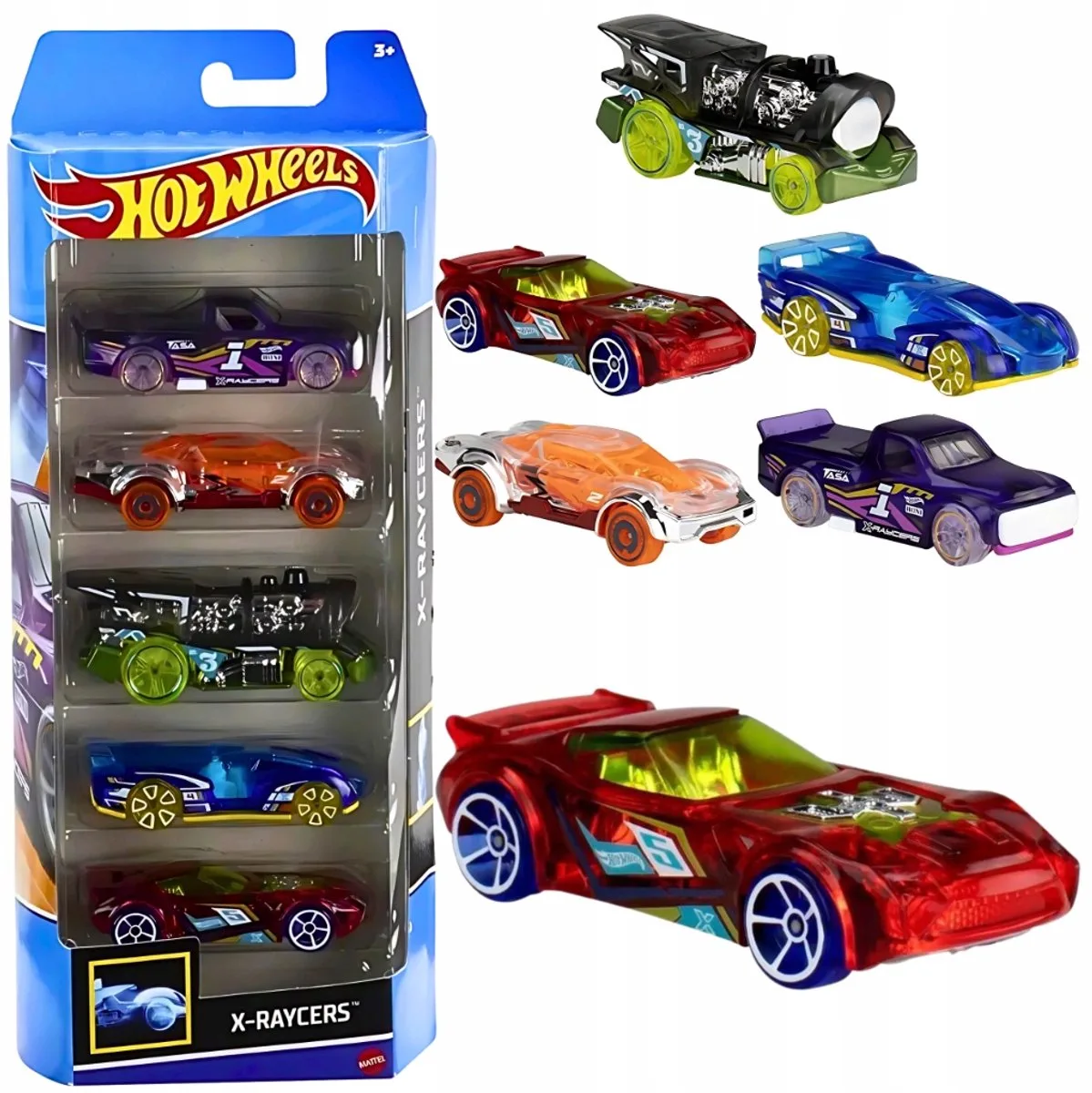 Hot Wheels 5-Pack Autopakket - 5 Speelgoedauto's in Schaal 1:64 by Hot Wheels – product photo