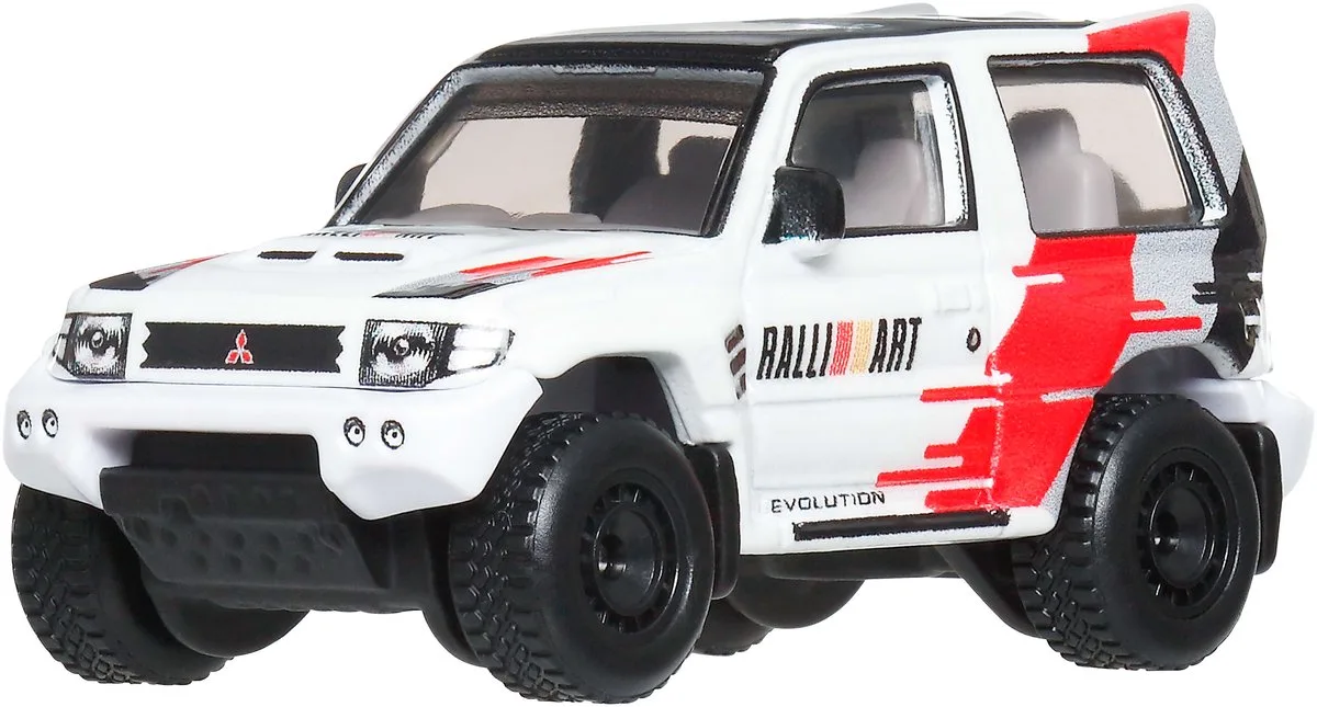 Hot Wheels1/64 Boulevard series JBL26 Mitsubishi Pajero van Hot Wheels in Wit – productfoto