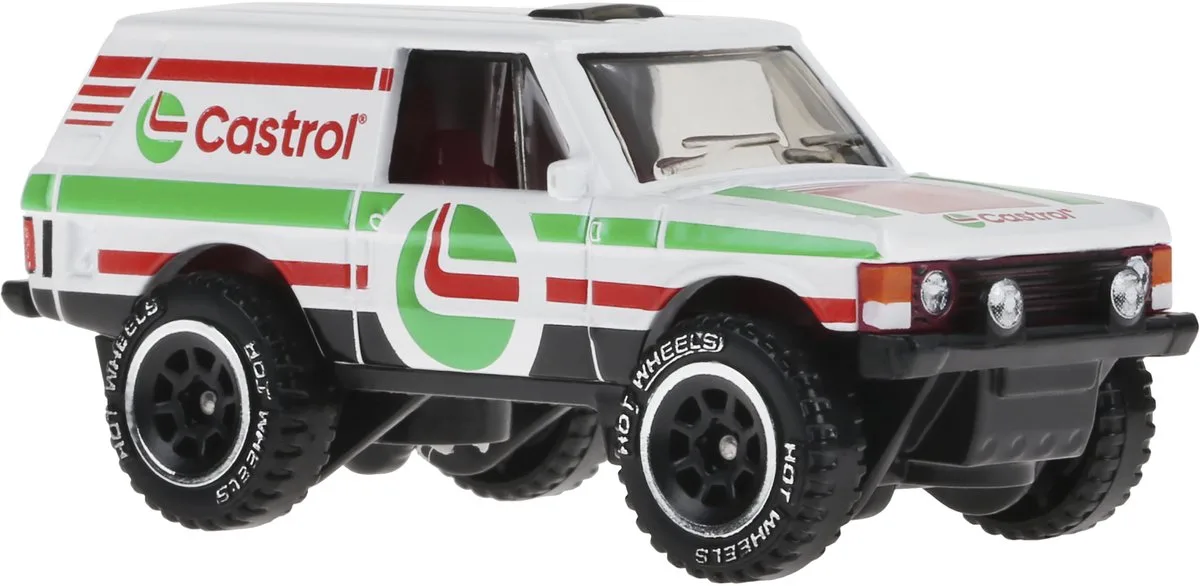 HRT08 speelgoedvoertuig fra Hot Wheels i Grøn, Rød, Hvid – produktbillede
