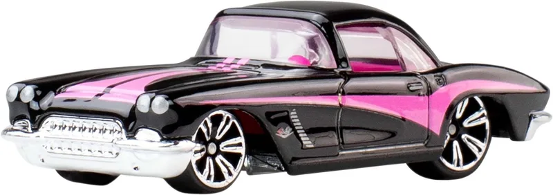 HRW81 Neon Speeders Corvette C7 Z06 by Hot Wheels in Groen met roze, Blue, Zwarte accenten – product photo