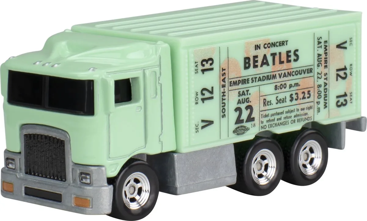 HVJ45 Hiway hauler "the Beatles" Groen speelgoedvoertuig by Hot Wheels in Light green – product photo
