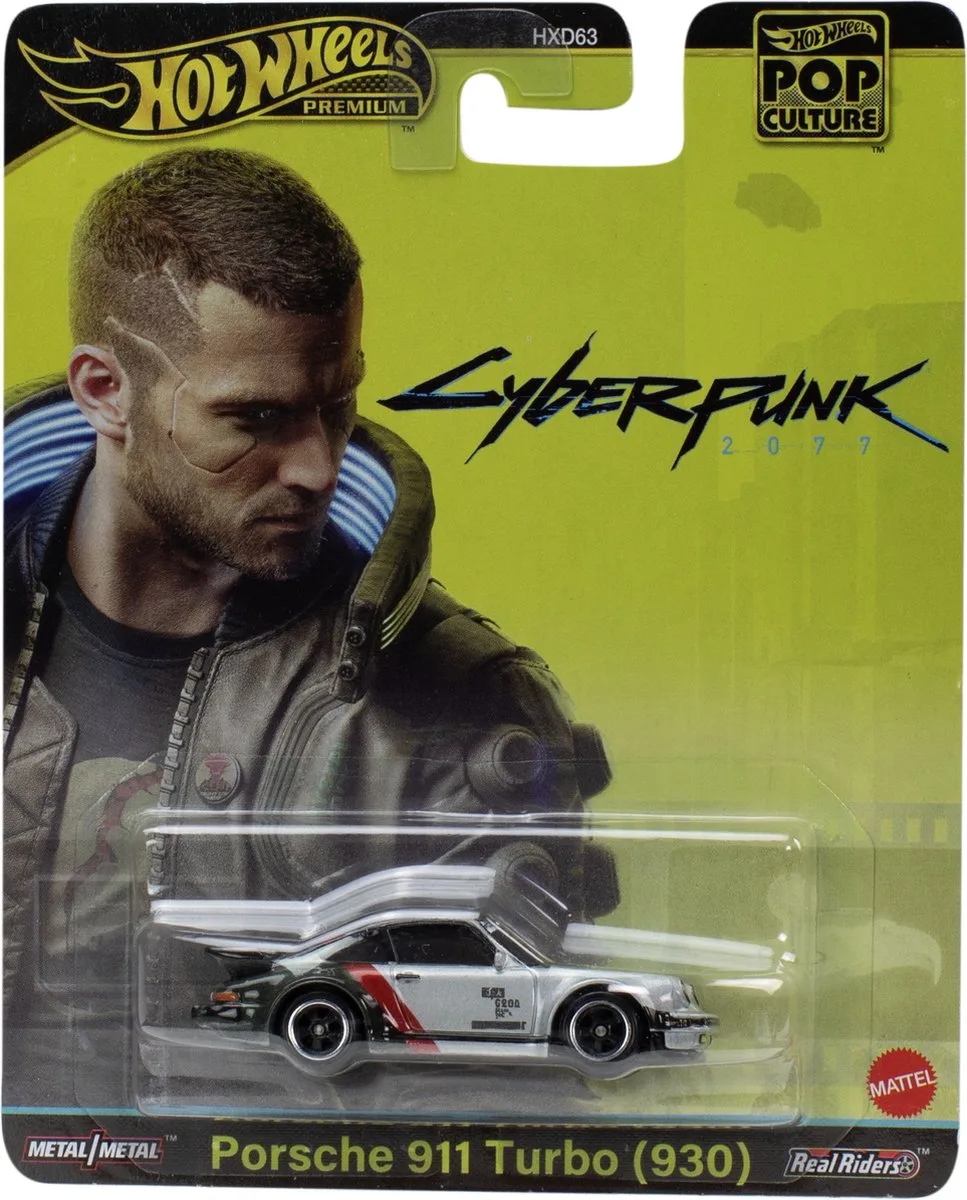 HXD95 speelgoedvoertuig von Hot Wheels in Schwarz, Rot, Silber – Produktfoto