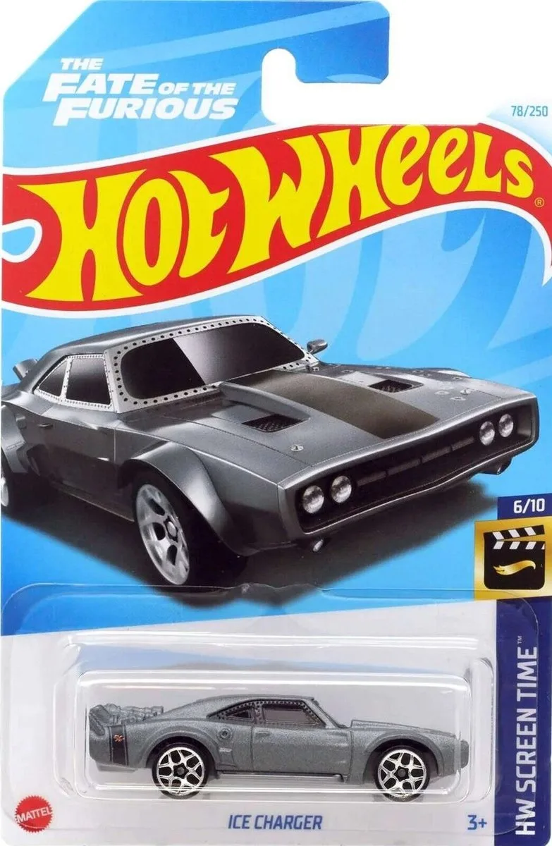 ICE CHARGER 78/250 HW SCREEN TIME 6/10 by Hot Wheels in Mat grey – product photo