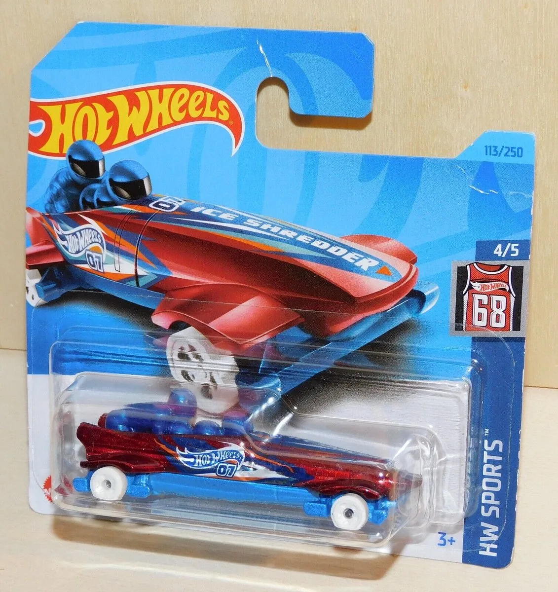 ICE SHREDDER 113/250 (1:64) HW SPORTS 4/5 van Hot Wheels in Rood, Blauw – productfoto