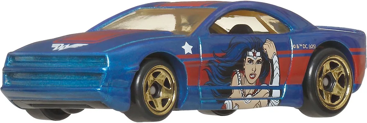 JBY14 speelgoedvoertuig van Hot Wheels in Blauw, Rood – productfoto