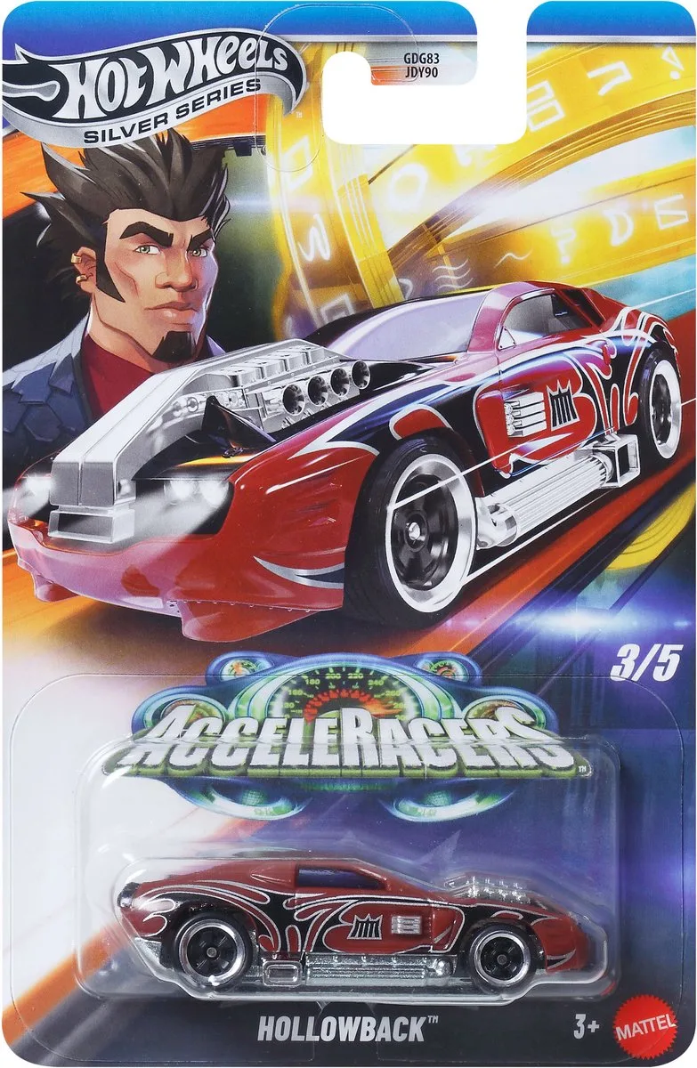 JCB93 speelgoedvoertuig van Hot Wheels – productfoto