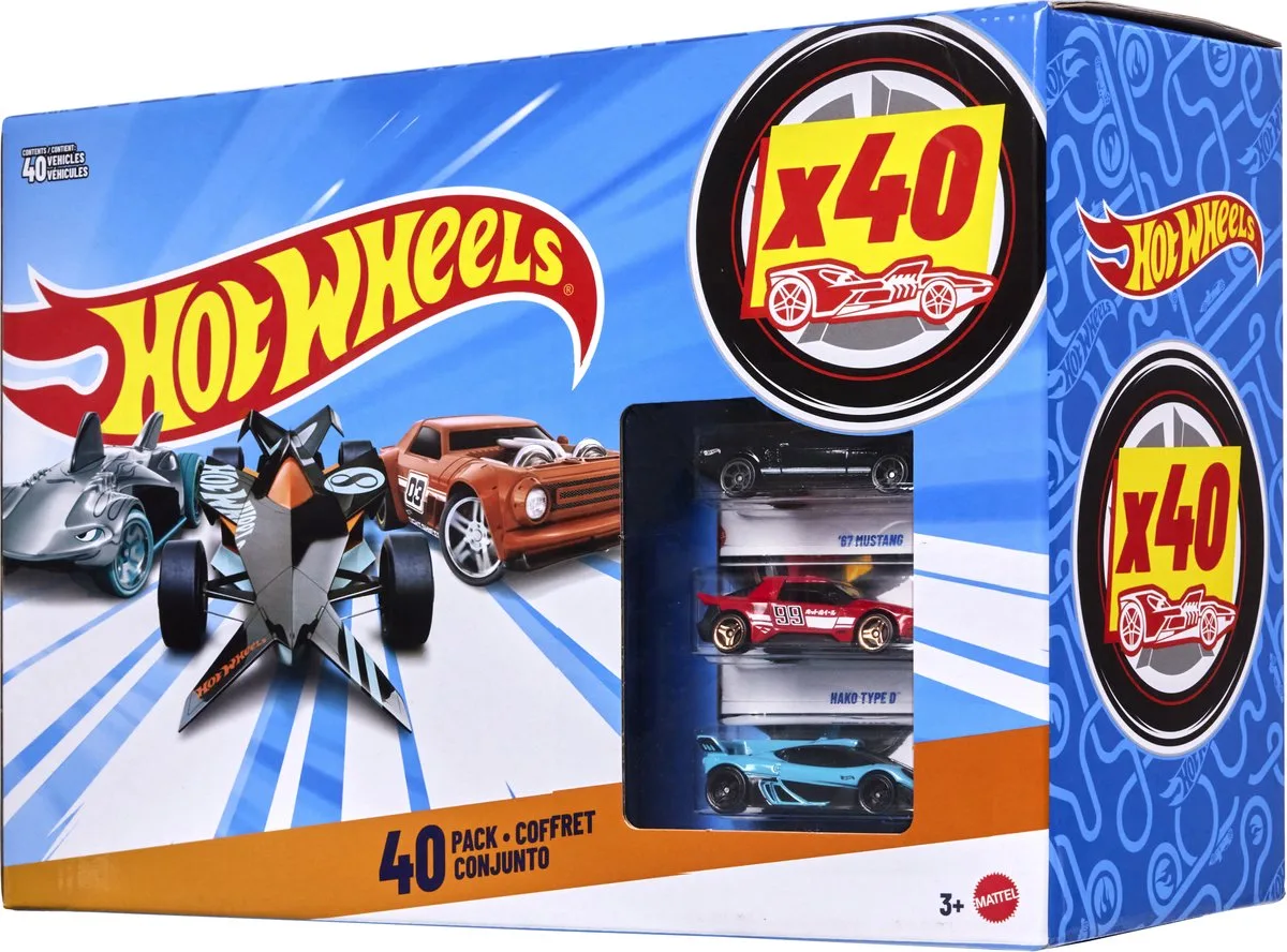 JDW08 - Set bevat 40 auto's by Hot Wheels in Hot Wheels 40 stuks, Set van 40 – product photo