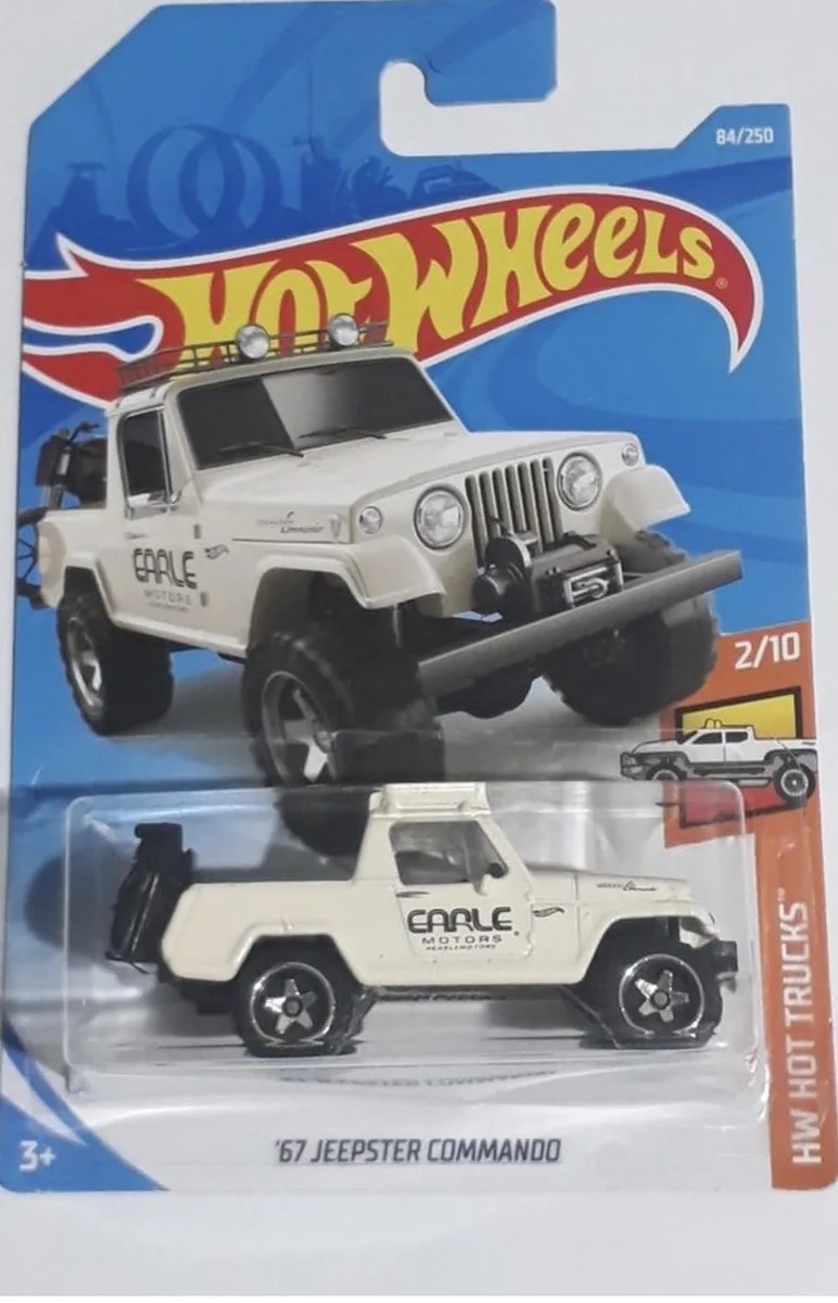 Jeepster Commando 67 - 7 Cm - Schaal 1:64 van Hot Wheels in Blauw – productfoto