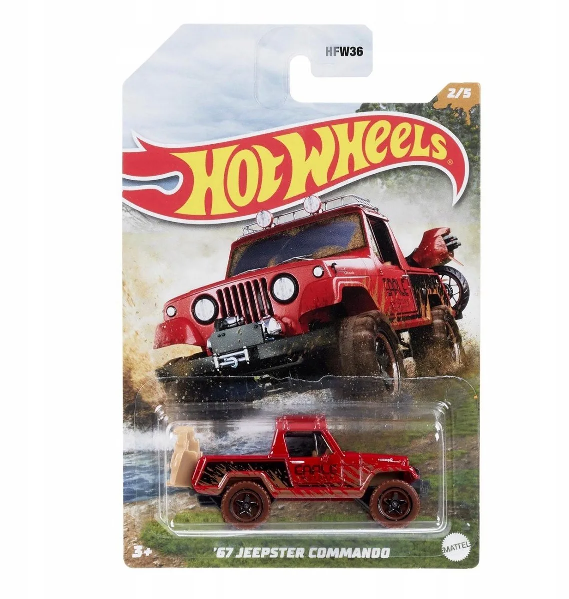 Jeepster Commando - Schaal 1:64 - 7 Cm van Hot Wheels in Meerkleurig – productfoto