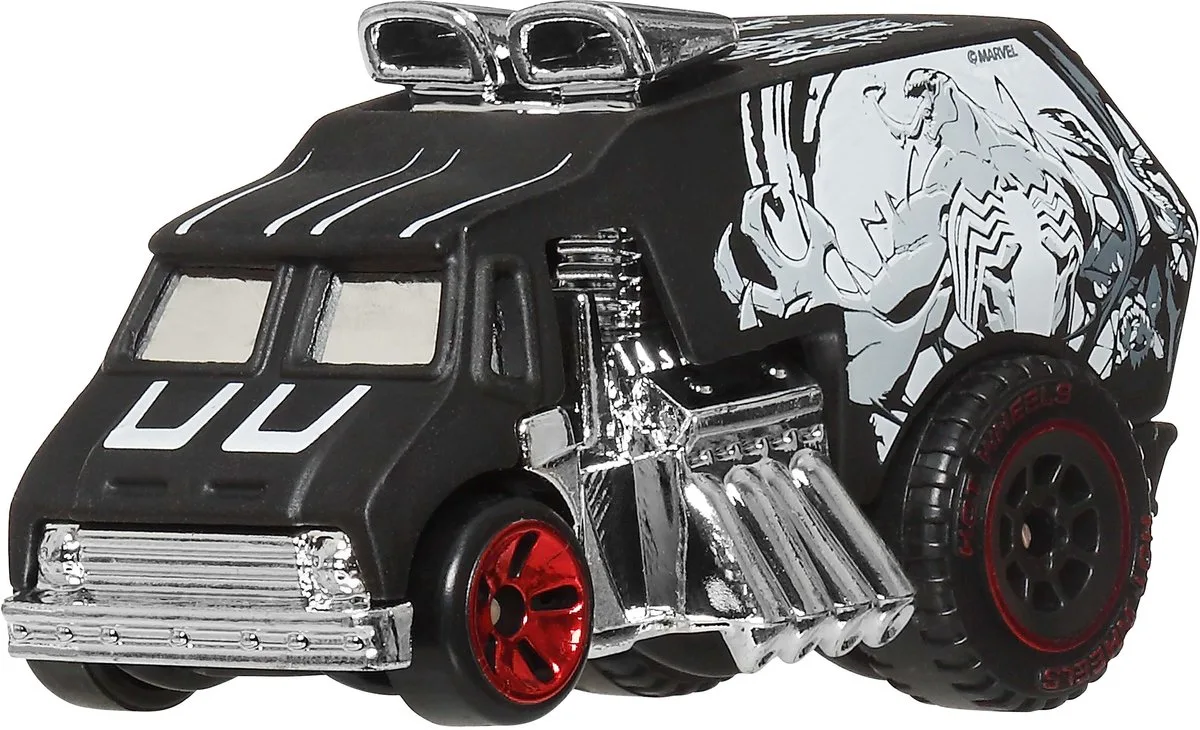 JKX25 speelgoedvoertuig fra Hot Wheels i Sort, Sølv – produktbillede