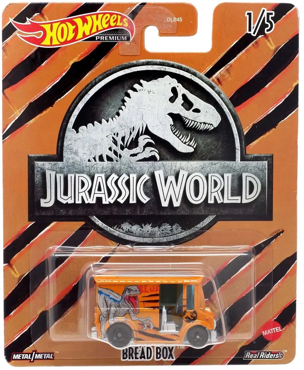 Jurassic World - Bread Box van Hot Wheels in Oranje – productfoto