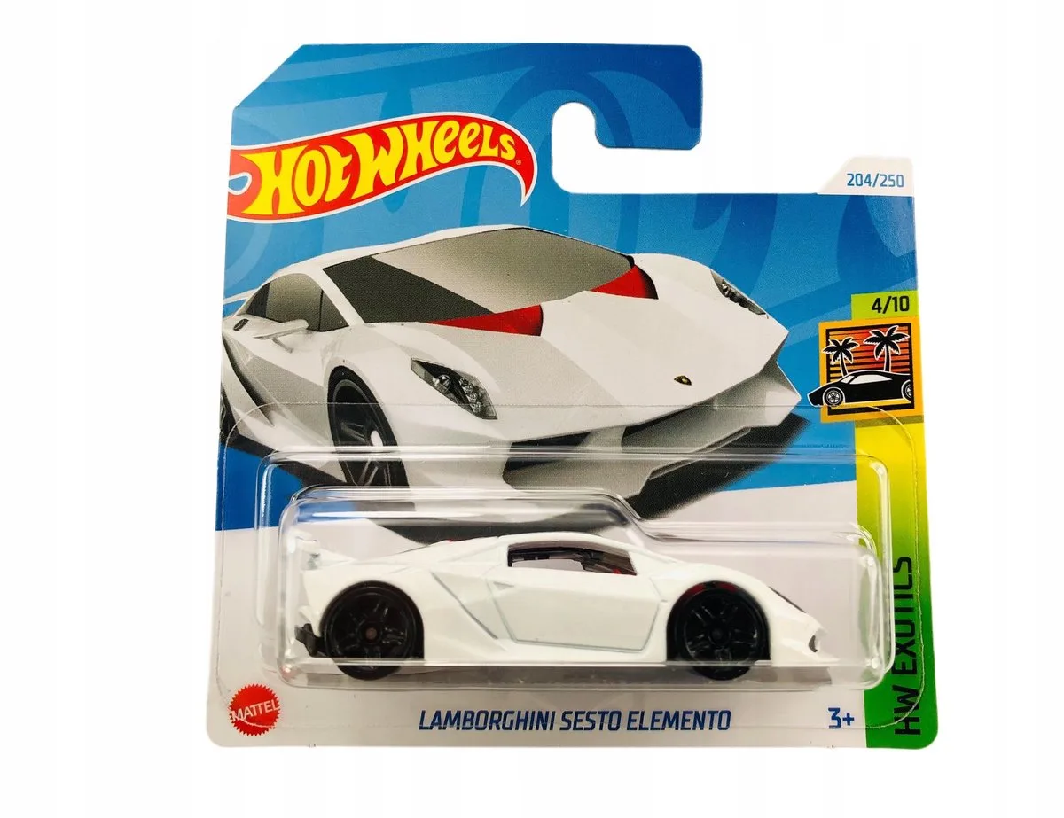 Lamborghini Sesto Elemento 2024 - Schaal 1:64 von Hot Wheels in Weiß – Produktfoto