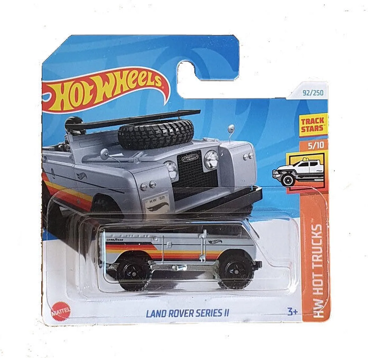LAND ROVER SERIES 2 92/250 1:64 HW HOT TRUCKS 5/10 von Hot Wheels in Grau – Produktfoto