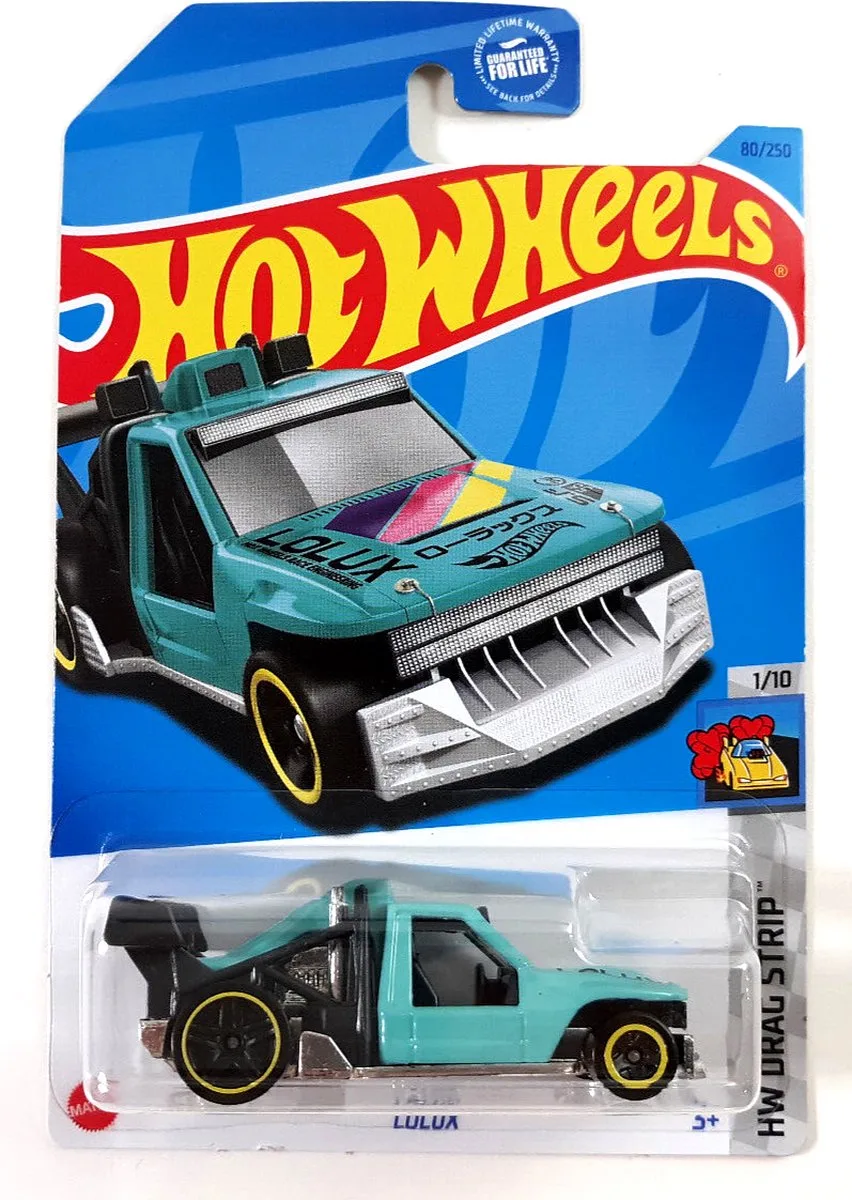 LOLUX 80/250 1:64 HW DRAG STRIP van Hot Wheels in Aqua blue – productfoto