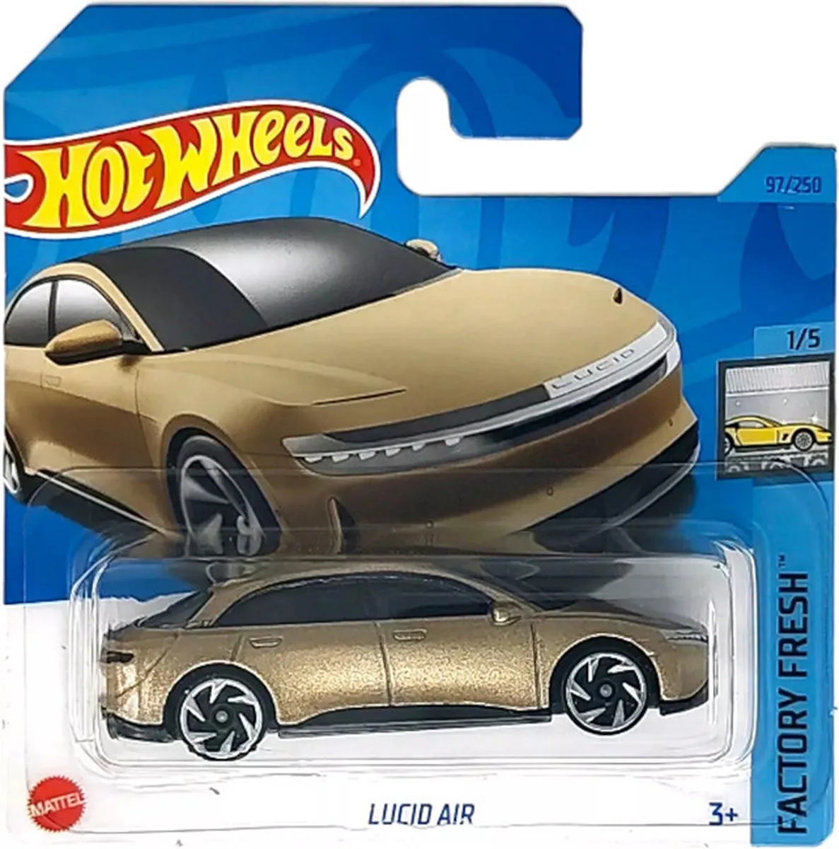 LUCIO AIR 97/250 1:64 HW FACTORY FRESH 1/5 de Hot Wheels en Or – photo du produit
