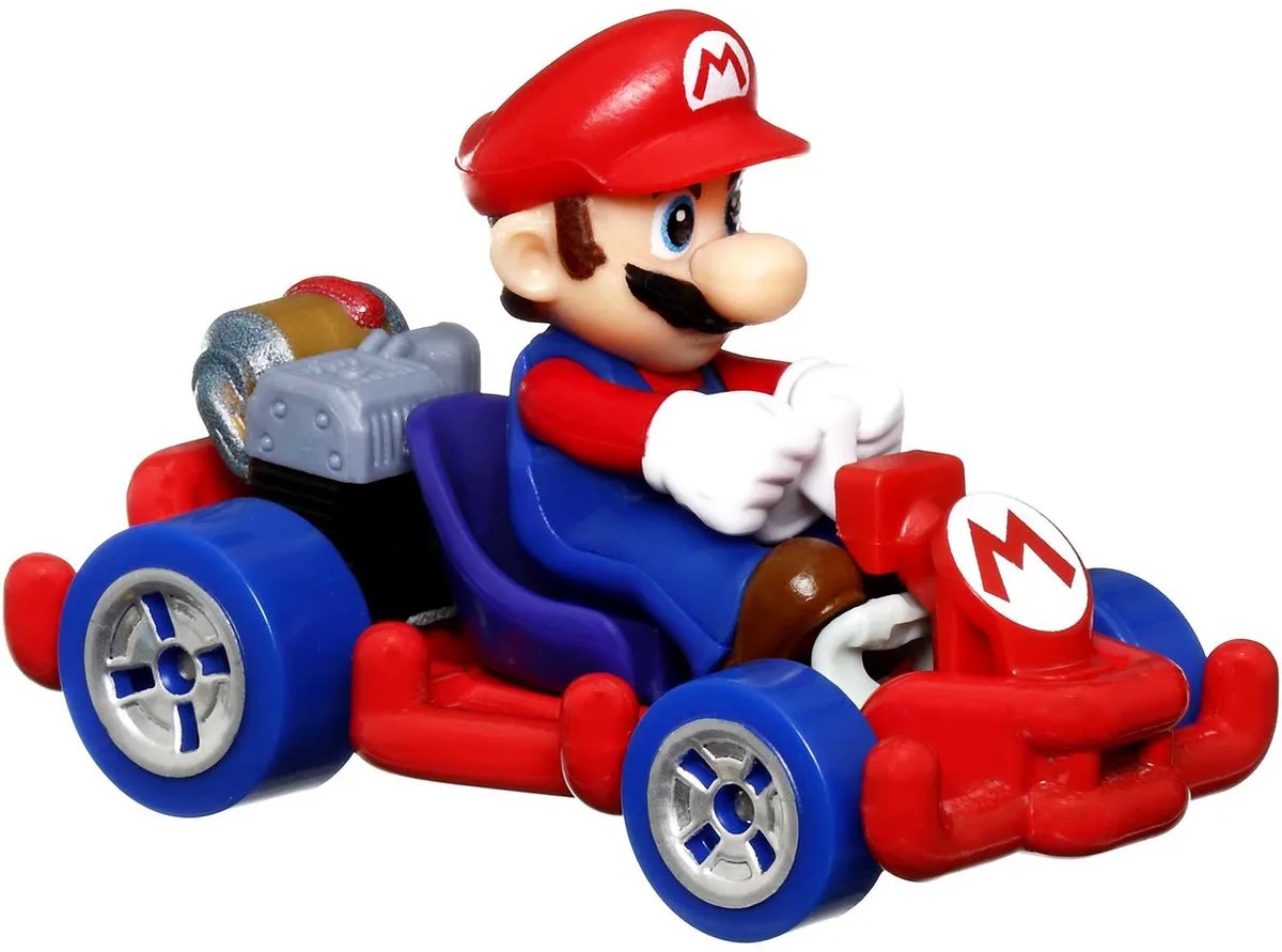 Mario Kart HDB34, Racewagen, 3 jaar, Metaal, Kunststof de Hot Wheels en Multicolore – photo du produit