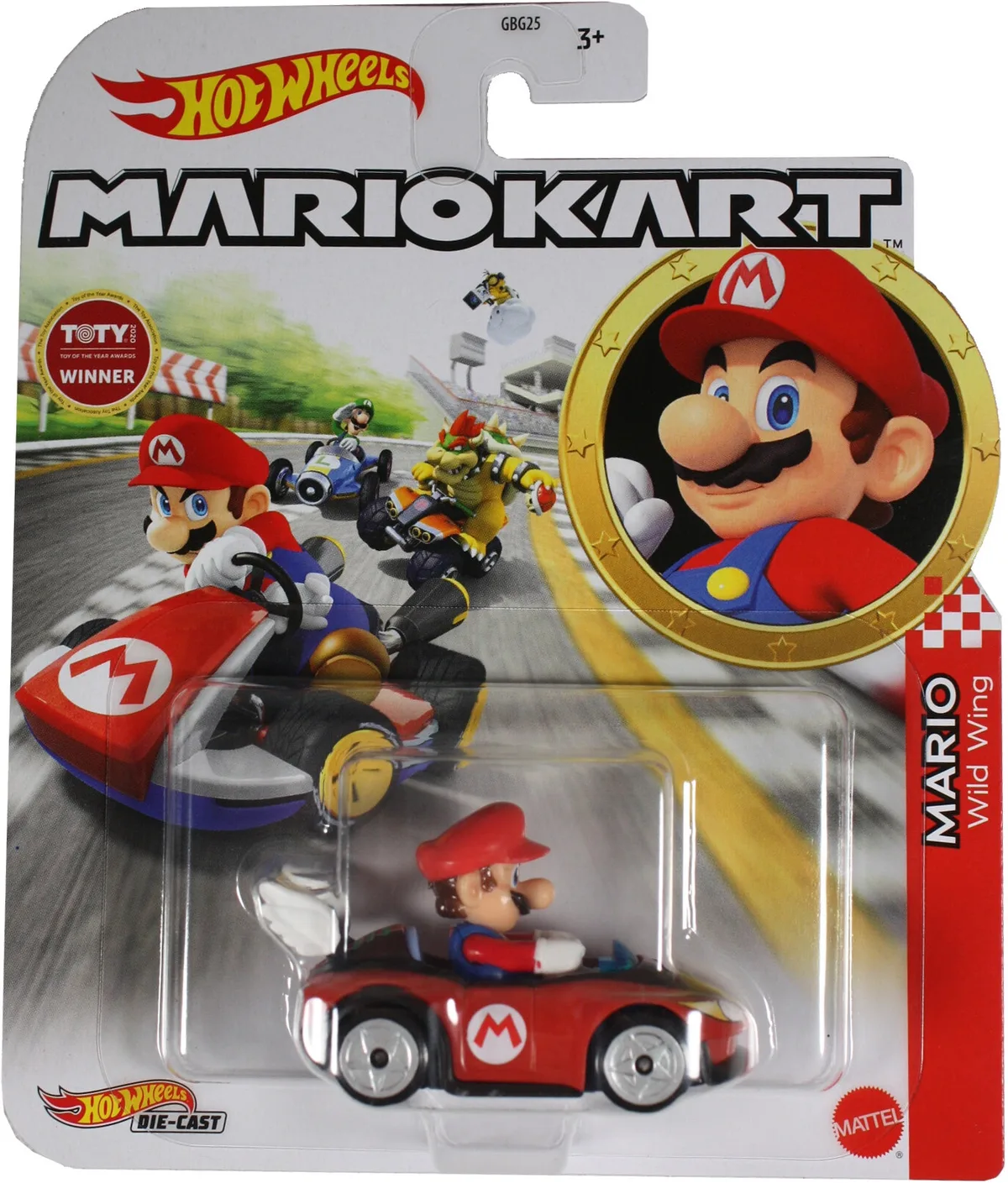 Mario Kart - Mario Wild Wing Kart von Hot Wheels – Produktfoto