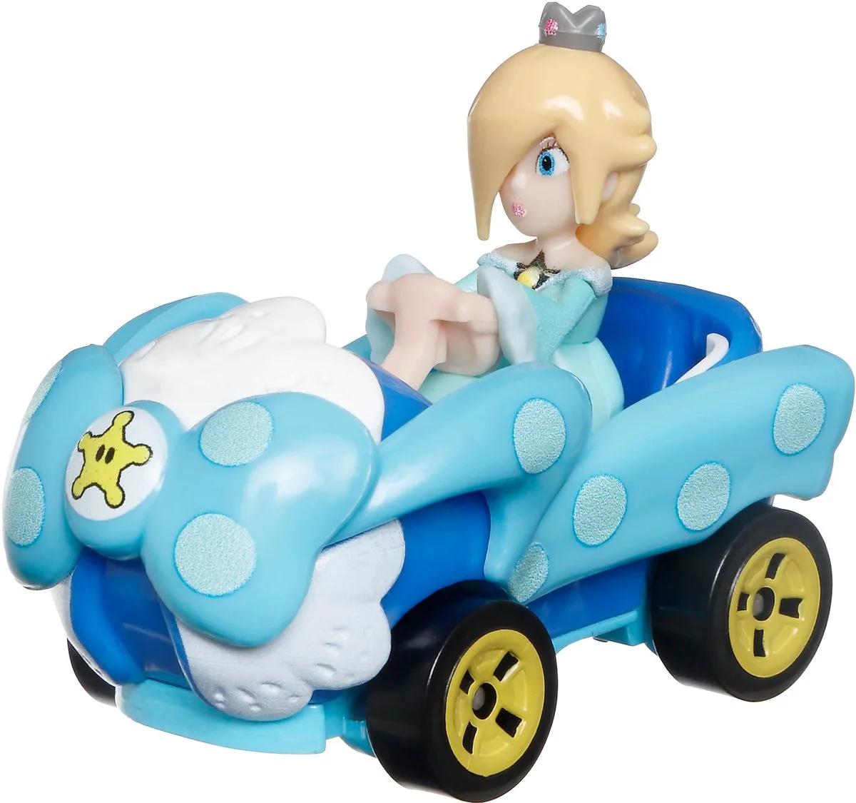Mario Kart MarioKart Mario Rosalina Birthday Girl, Voertuig, 3 jaar, Kunststof von Hot Wheels in Mehrfarbig – Produktfoto