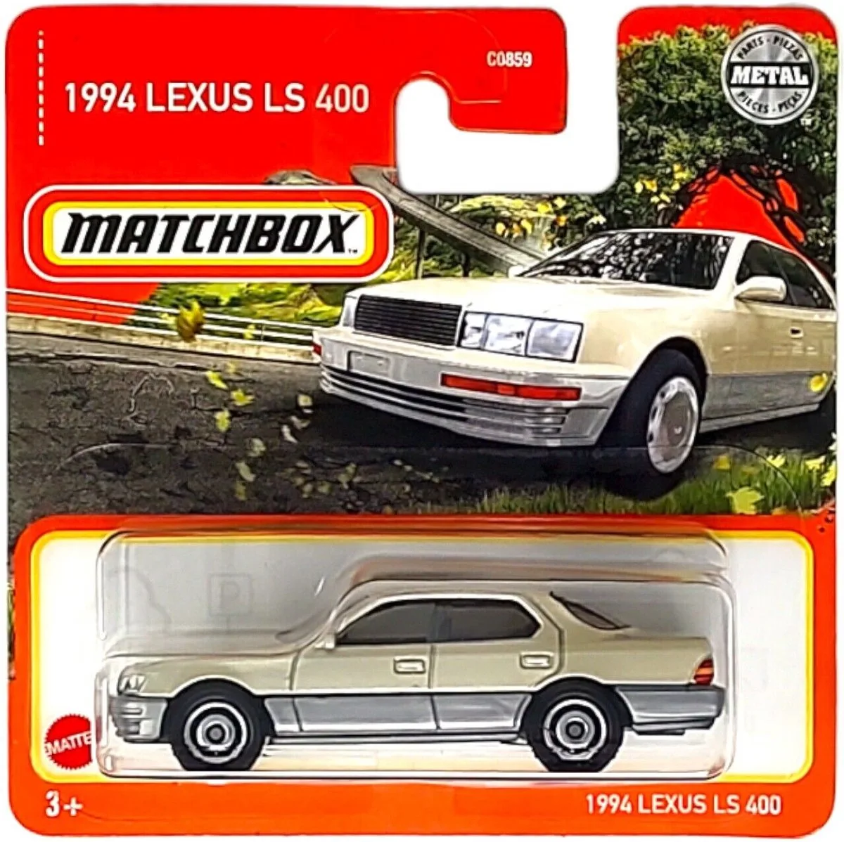 MATCHBOX 93-100 LEXUS LS400 1994 (1:64) by Hot Wheels in Metalic silber – product photo