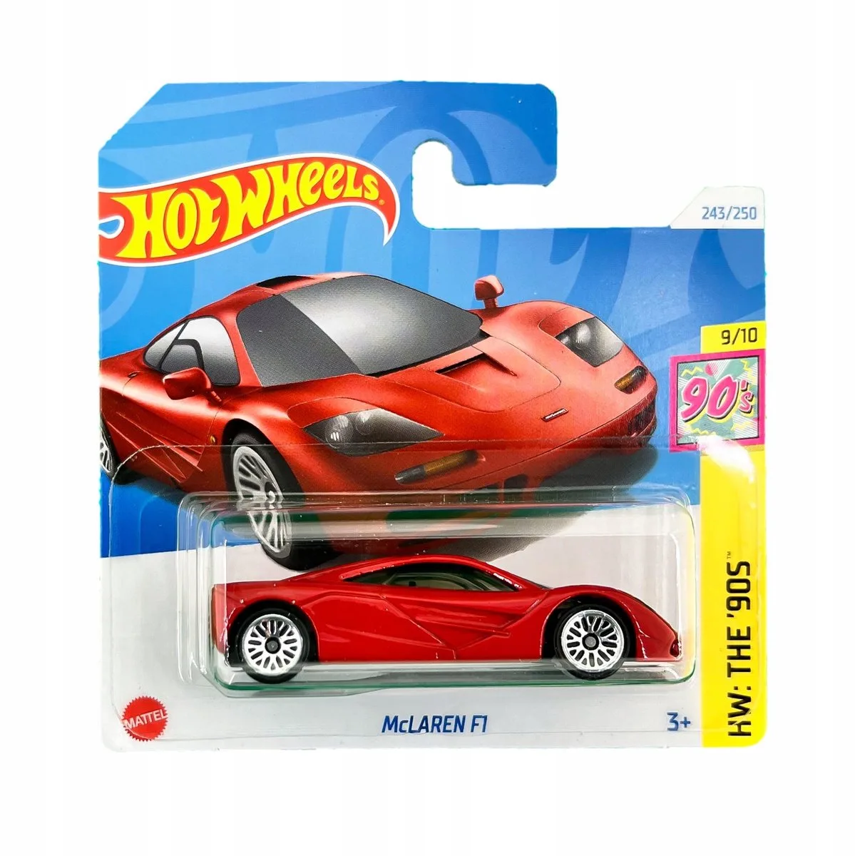 McLaren F1 2024 Schaal 1:64 van Hot Wheels in Oranje – productfoto