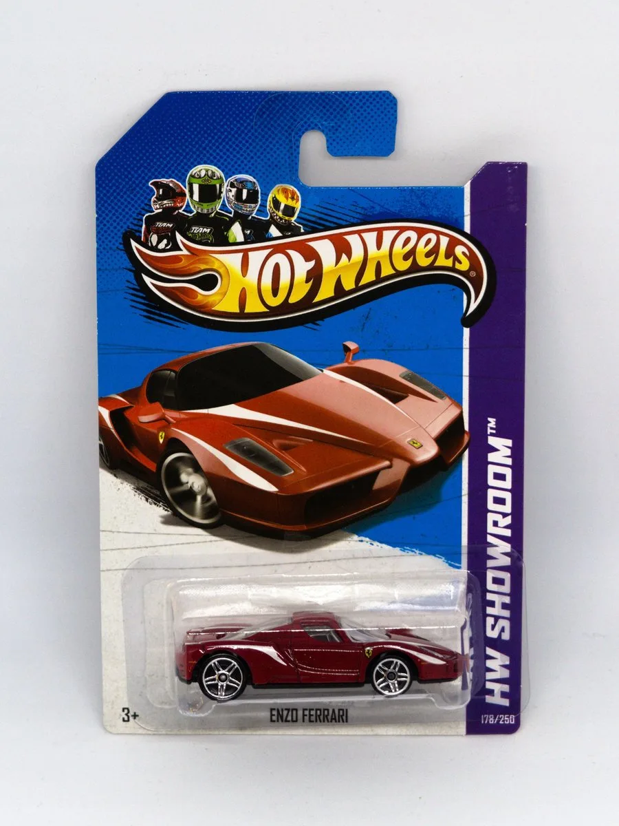 Merkloos Ferrari Enzo Modelauto - Schaal 1:64 van Hot Wheels in Rood – productfoto