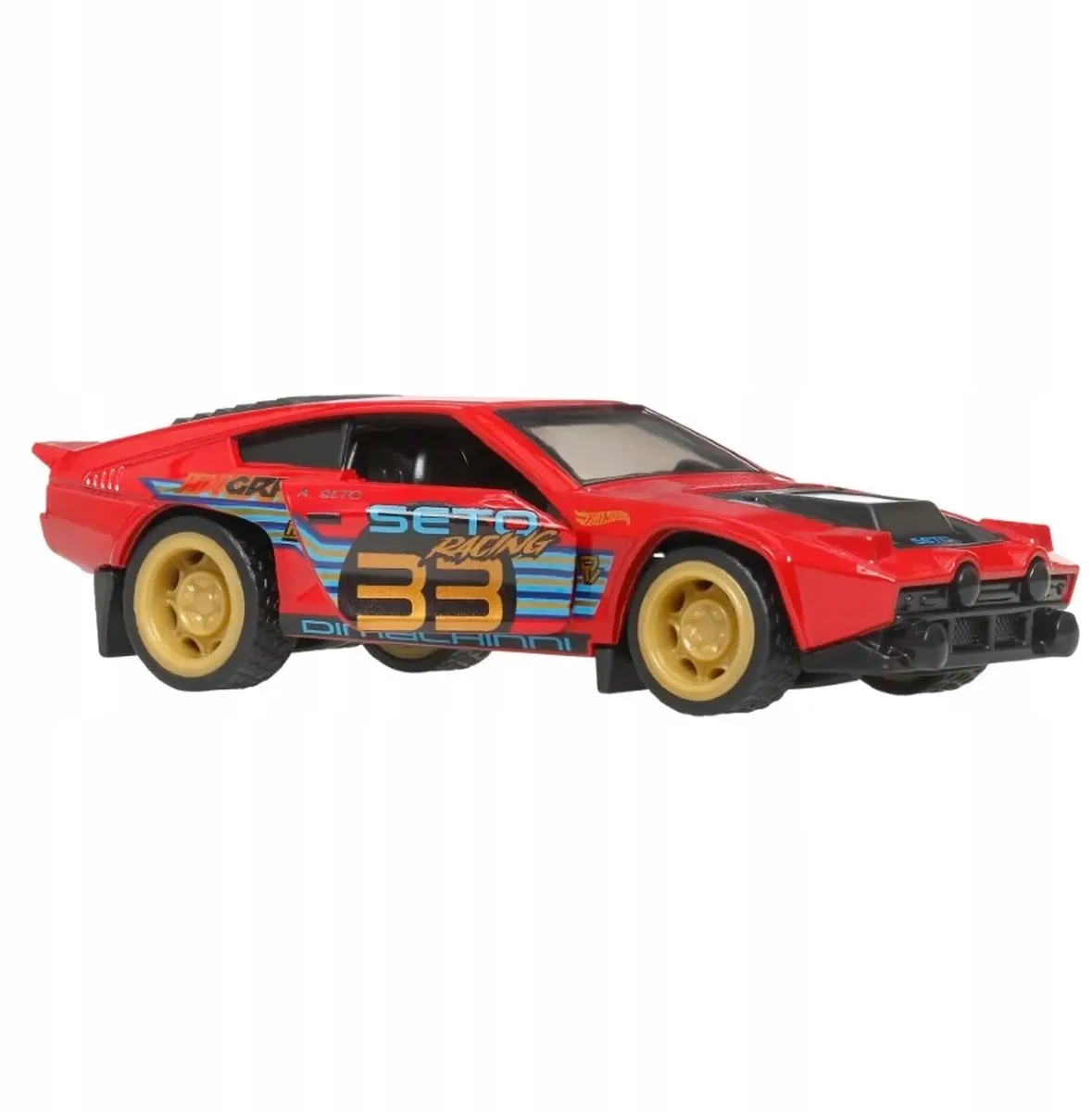 Merkloos Pull-Back Sportauto Schaal 1:43, Openende Deuren de Hot Wheels en Rouge – photo du produit