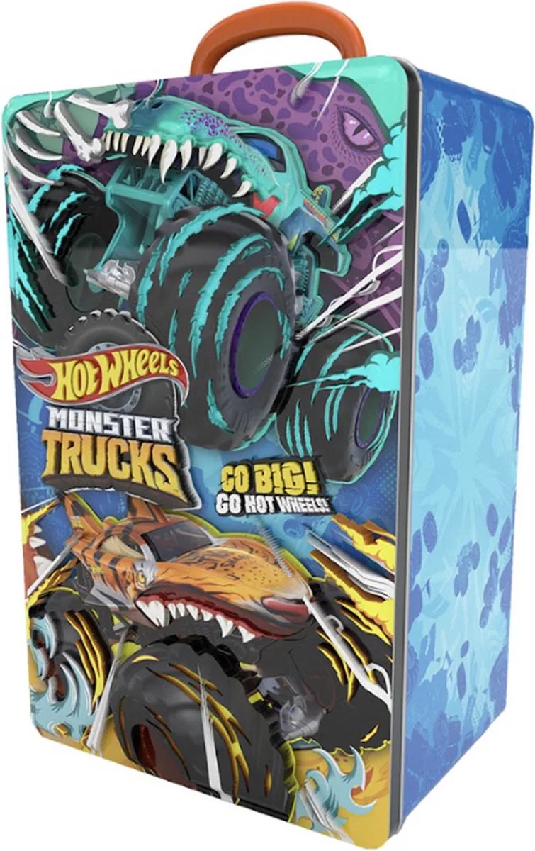 Metal 6-Monster Truck Storage case von Hot Wheels in Mehrfarbig – Produktfoto