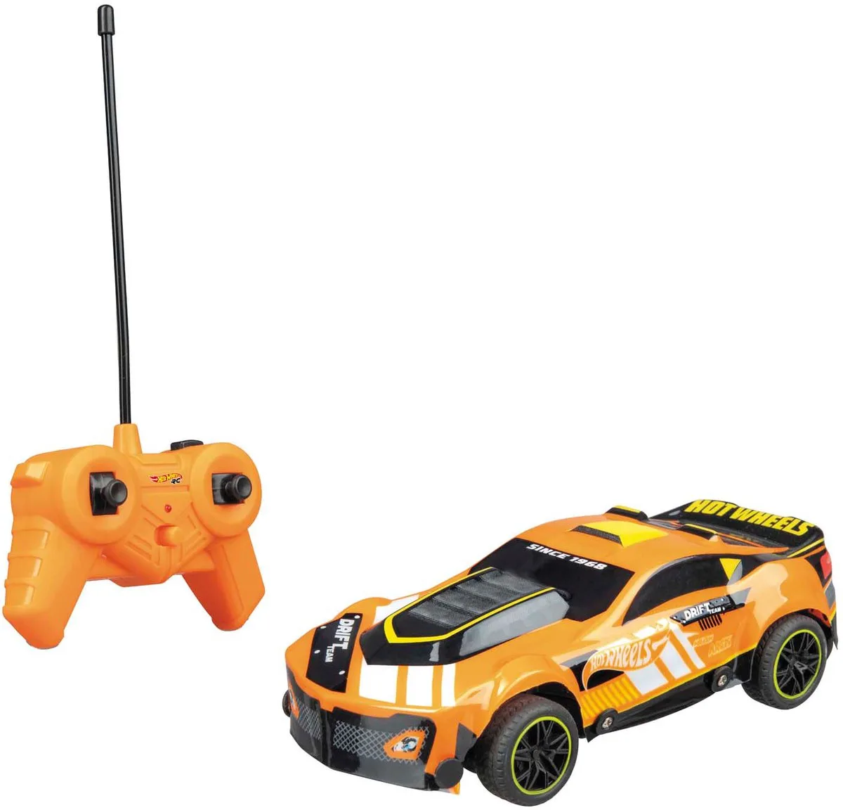 Mondo Motors RC Bestuurbare Auto - Drift Rod fra Hot Wheels i Flerfarvet – produktbillede