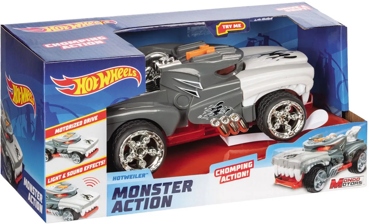 Monster Action Hotweiler fra Hot Wheels i Flerfarvet – produktbillede