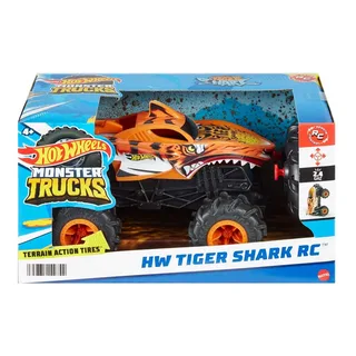Monster Trucks 1:24 Scale HW TIGER SHARK RC Vehicle von Hot Wheels in Mehrfarbig – Produktfoto 4 von 4