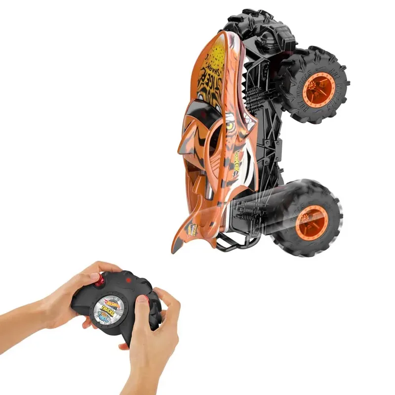 Monster Trucks 1:24 Scale HW TIGER SHARK RC Vehicle von Hot Wheels in Mehrfarbig – Produktfoto 3 von 4