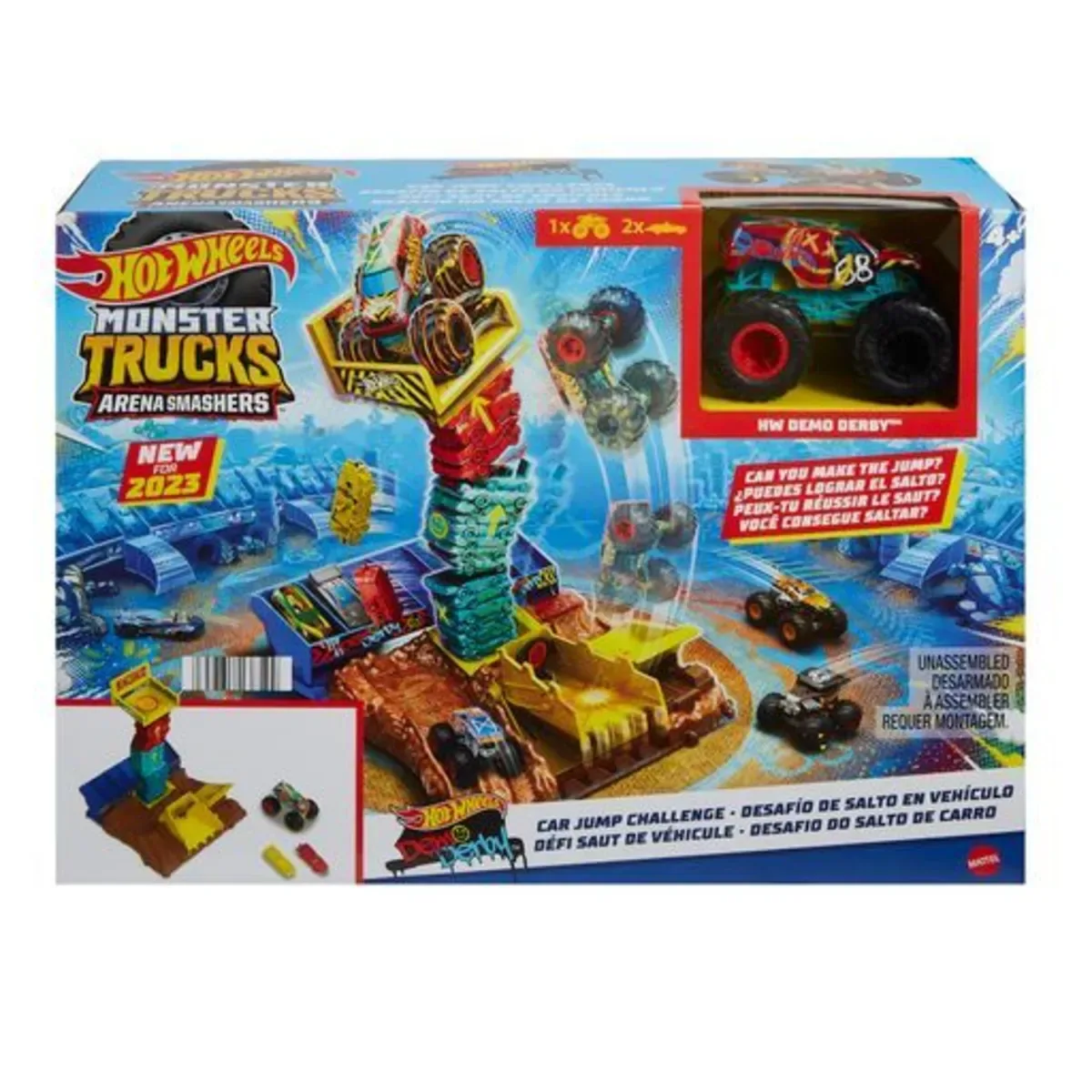 Monster Trucks Arena World: Semi-Finals, 1 Packung, 2-fach sortiert von Hot Wheels – Produktfoto
