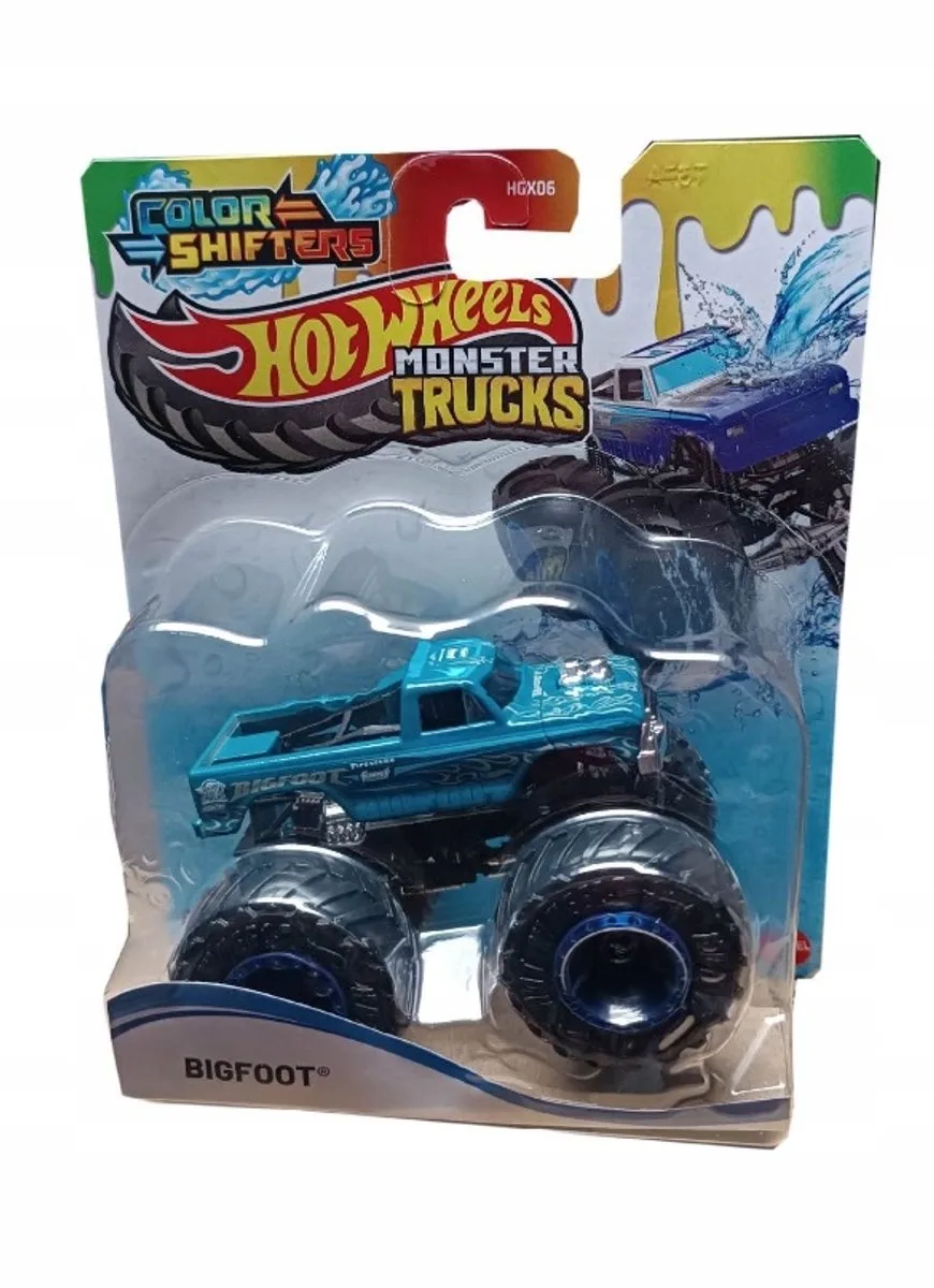 Monster Trucks COLOR SHIFTERS BIGFOOT vehicle von Hot Wheels in Mehrfarbig – Produktfoto