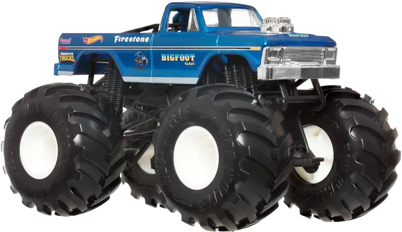Monster Trucks Oversized BIGFOOT Vehicle van Hot Wheels in Meerkleurig – productfoto