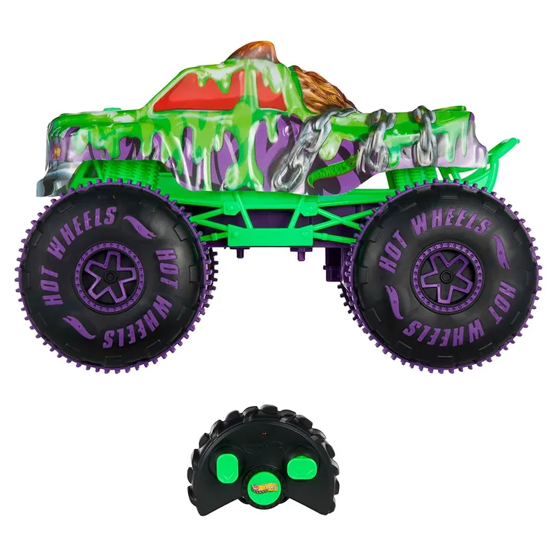 Monster Trucks RC - Mutant Wreckin' Wolf van Hot Wheels in Meerkleurig – productfoto 4 van 6