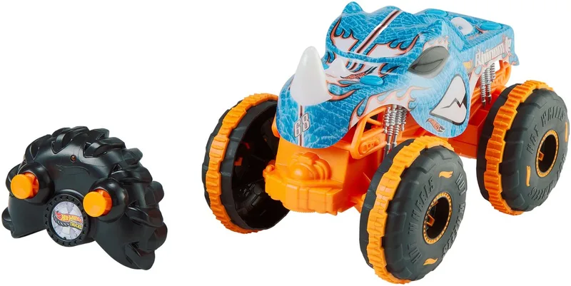 Monster Trucks Rhinotime - Schaal 1:24 - RC voertuig från Hot Wheels i Rhinomite – produktbild