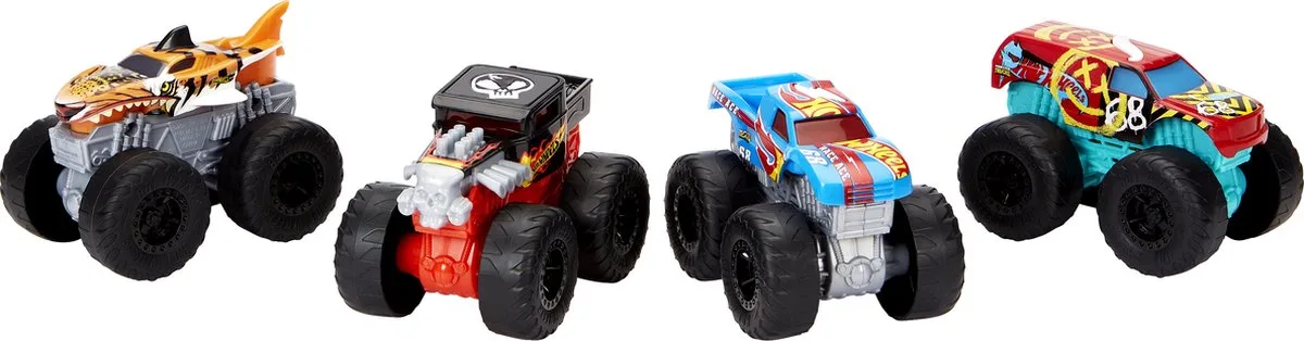 Monster Trucks Roarin' Wreckers Assortment van Hot Wheels in Meerkleurig – productfoto