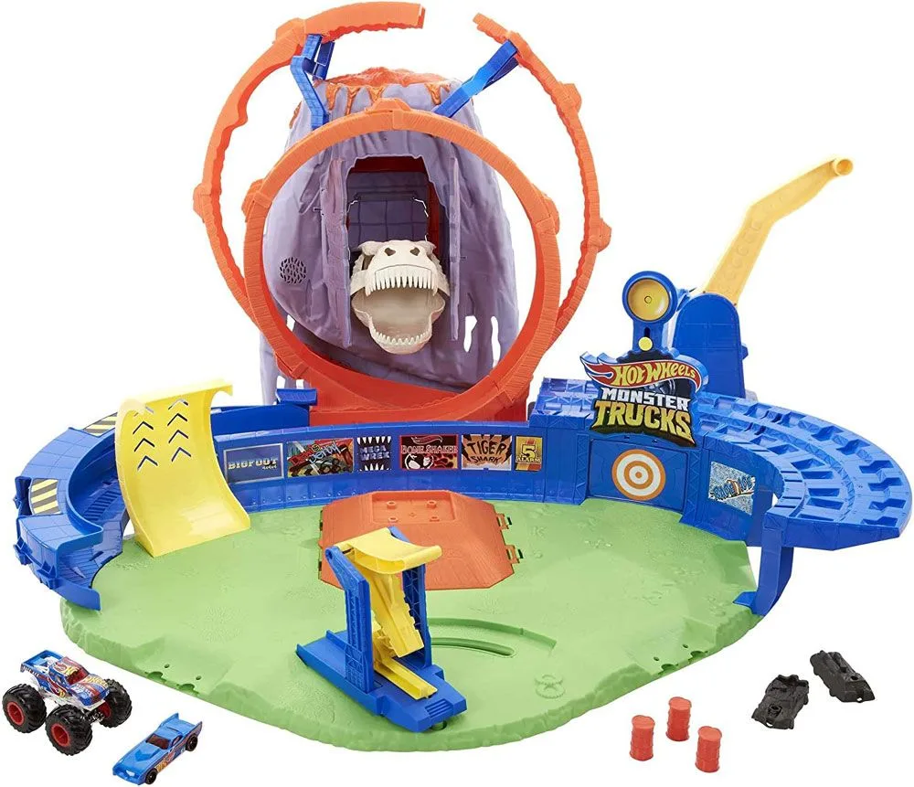 Monster Trucks T-Rex Arena Hot wheels monster truck bilbaner GYL14 van Hot Wheels – productfoto