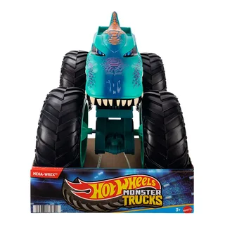 Monstertrucks kolossale Mega-Wrex speelgoedtruck by Hot Wheels in Green – product photo 6 of 6