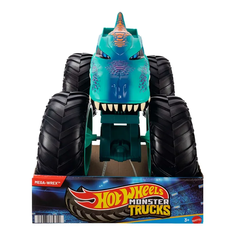 Monstertrucks kolossale Mega-Wrex speelgoedtruck by Hot Wheels in Green – product photo 6 of 6