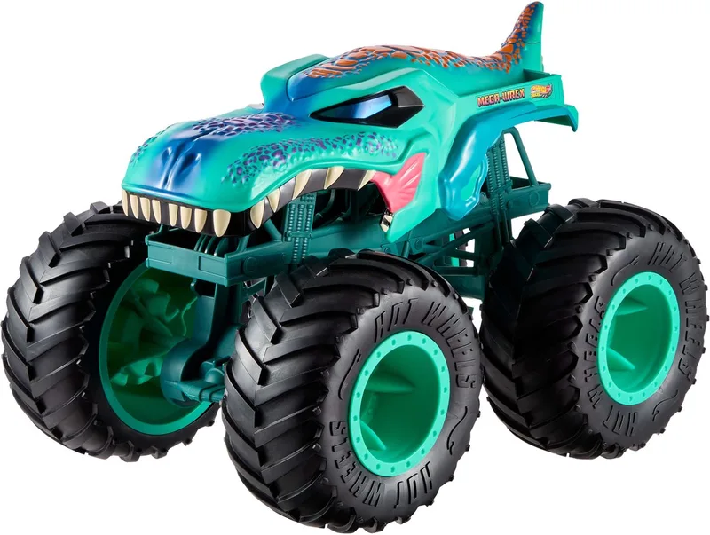 Monstertrucks kolossale Mega-Wrex speelgoedtruck de Hot Wheels en Vert – photo du produit